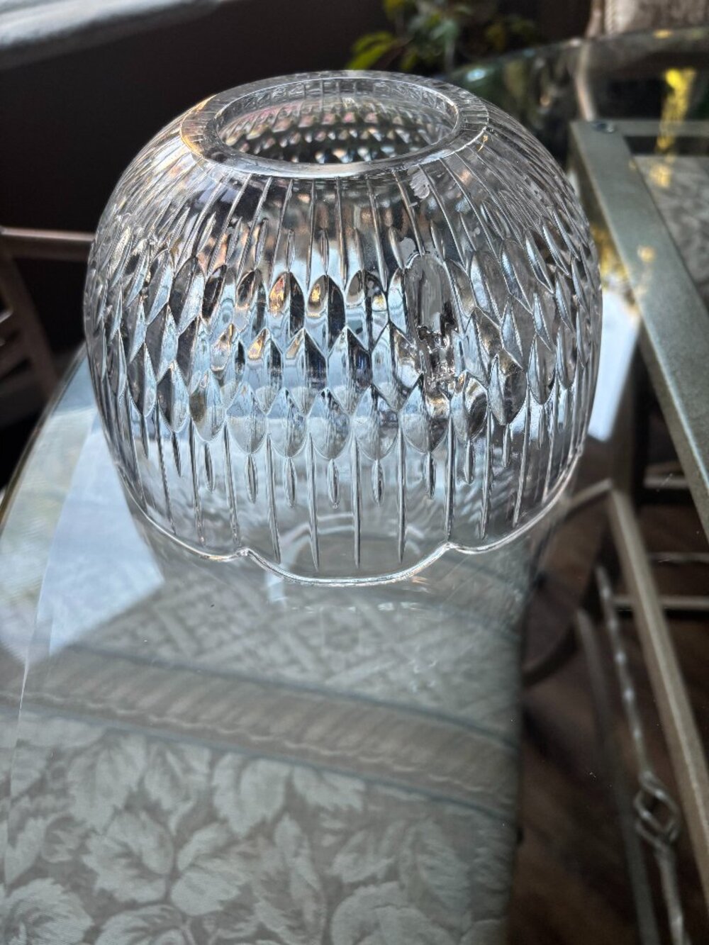 Large Crystal Fairy Lamp Top